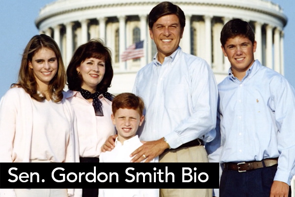 <font size=6>Sen. Gordon Smith Bio</font><BR>This video was produced to honor Senator Gordon Smith's career and philanthropic work. It featured interviews with President Bill Clinton, Senator John McCain and other dignitaries. The voiceover was done by ABC's George Stephanopoulos.
